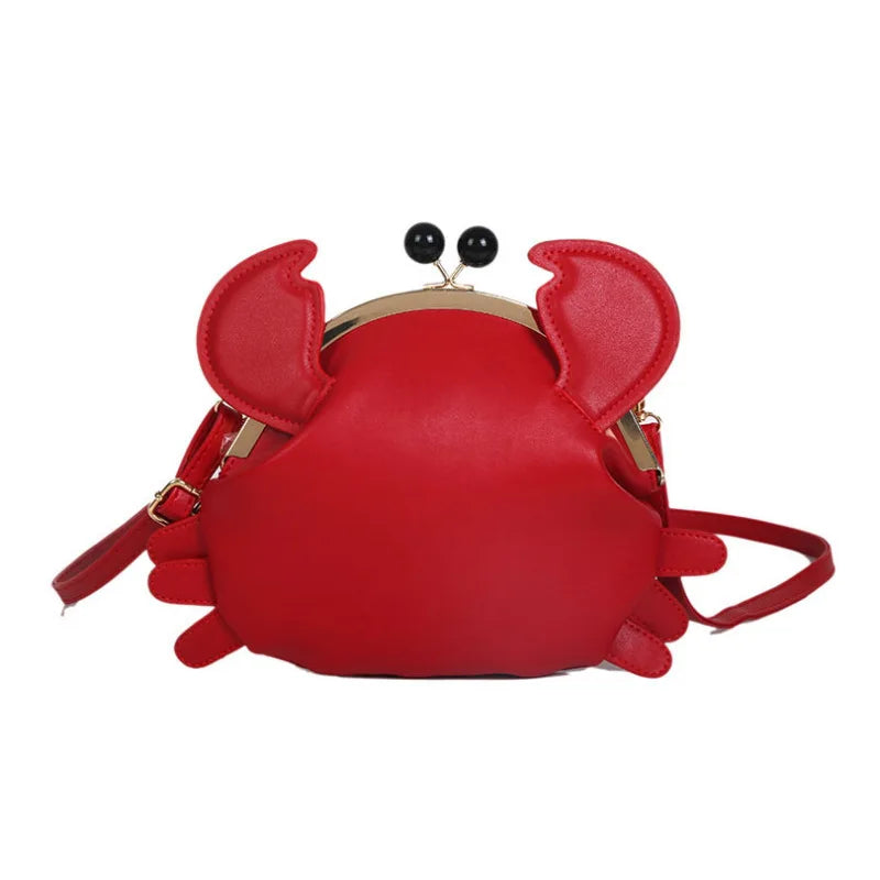 Crab Shaped Crossbody Bag for Women | Cute Shoulder Handbag