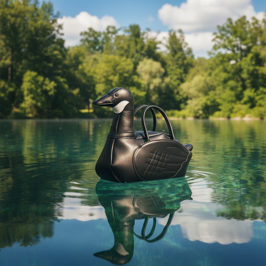 Black Swan Handbag for Women | Cute Novelty Top Handle Purse