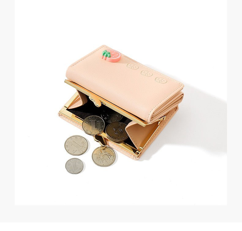 Fashion Smooth Agustina Trifold Wallet