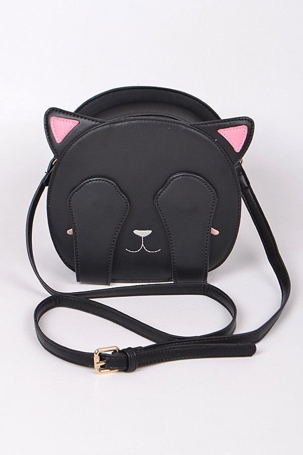 Close My Eyes Adorable Kitty Clutch Handbag