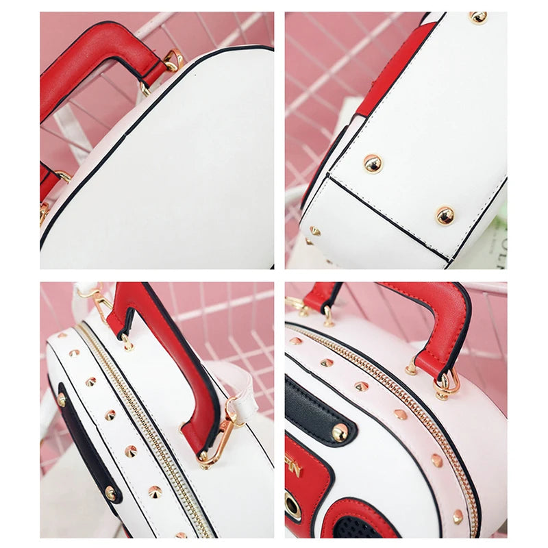 Vintage Radio Crossbody Bag for Women | Retro PU Leather Purse