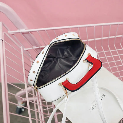 Vintage Radio Crossbody Bag for Women | Retro PU Leather Purse