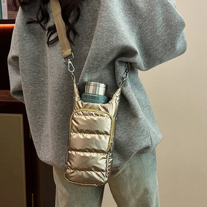 Water Bottle Crossbody Carrier Bag | Adjustable Bottle Sling Holder