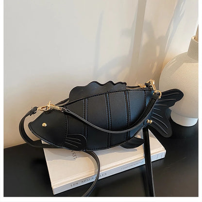 3D Fish Clutch & Crossbody Bag | Novelty Fish Purse for Women