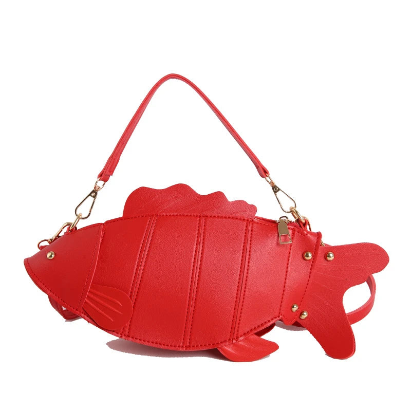 3D Fish Clutch & Crossbody Bag | Novelty Fish Purse for Women
