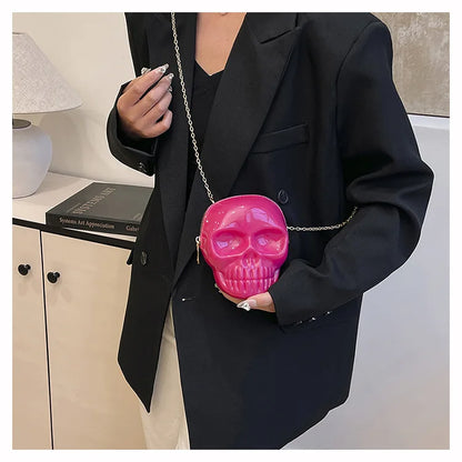 Halloween Skull Crossbody Bag | Cute Gothic Novelty Purse