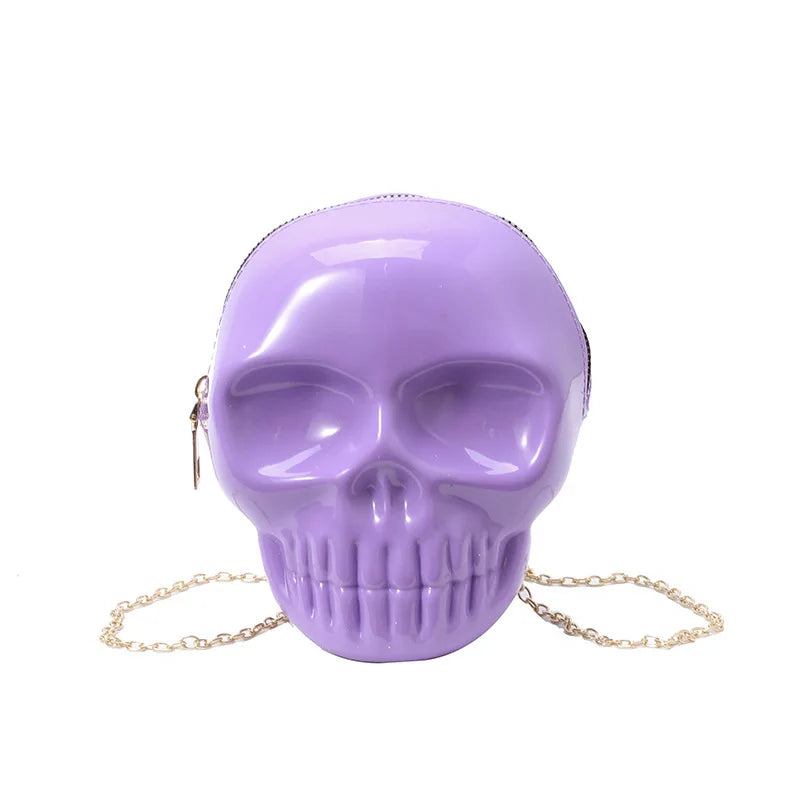 Halloween Skull Crossbody Bag | Cute Gothic Novelty Purse
