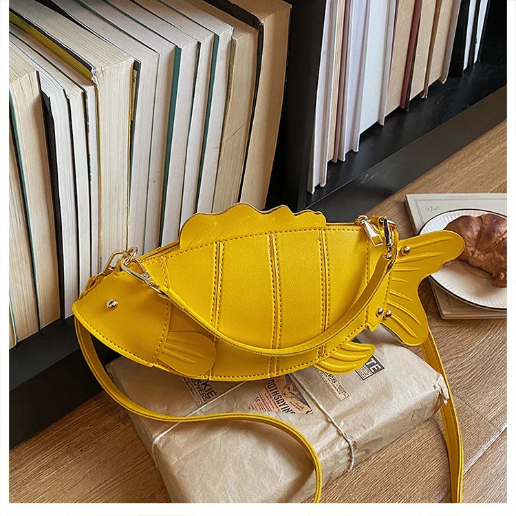 3D Fish Clutch & Crossbody Bag | Novelty Fish Purse for Women