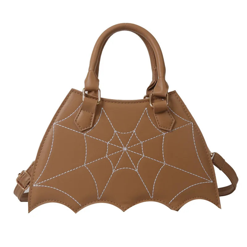 Gothic Spider Web Crossbody Bag