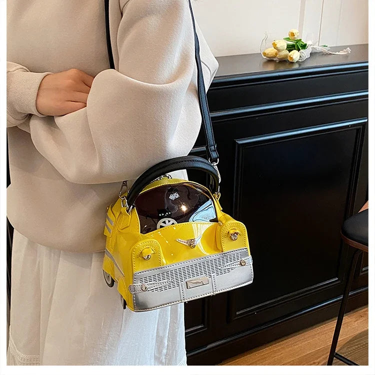 Fashion Creative PU Square Shoulder & Crossbody Bags for Women 2026 Hot SaleLarge Capacity Retro Design Personality Handbags