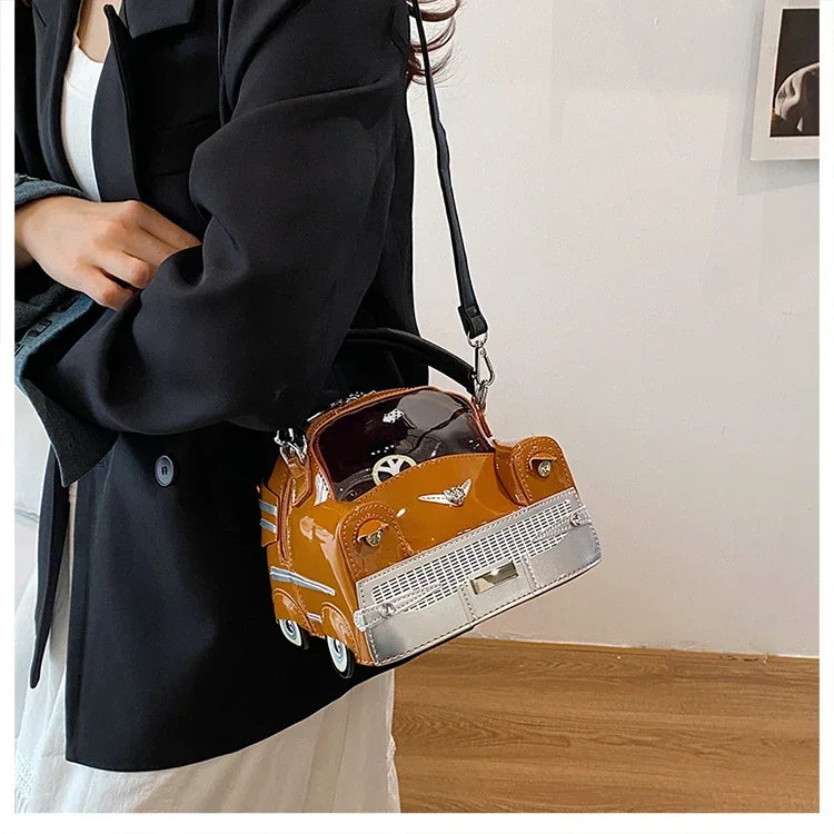 Fashion Creative PU Square Shoulder & Crossbody Bags for Women 2026 Hot SaleLarge Capacity Retro Design Personality Handbags