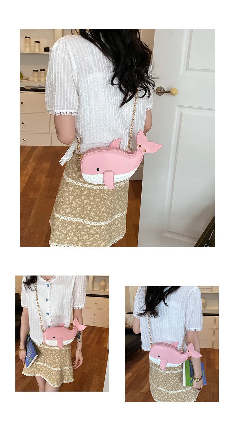 Cute Shark Crossbody & Clutch Bag | Novelty Purse for Women