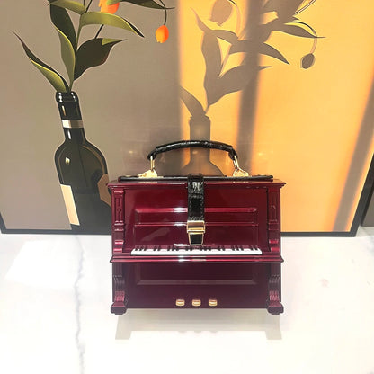 Piano Shaped Handbag for Women | Unique Clutch Statement Purse
