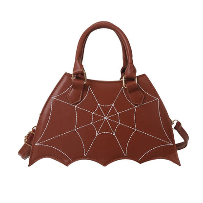 Gothic Spider Web Crossbody Bag