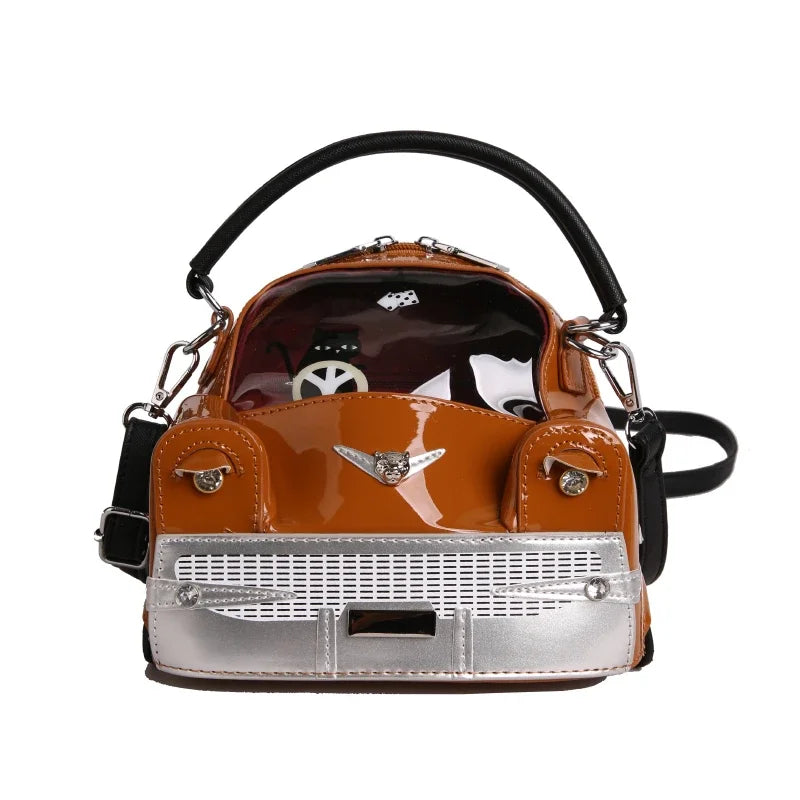 Fashion Creative PU Square Shoulder & Crossbody Bags for Women 2026 Hot SaleLarge Capacity Retro Design Personality Handbags