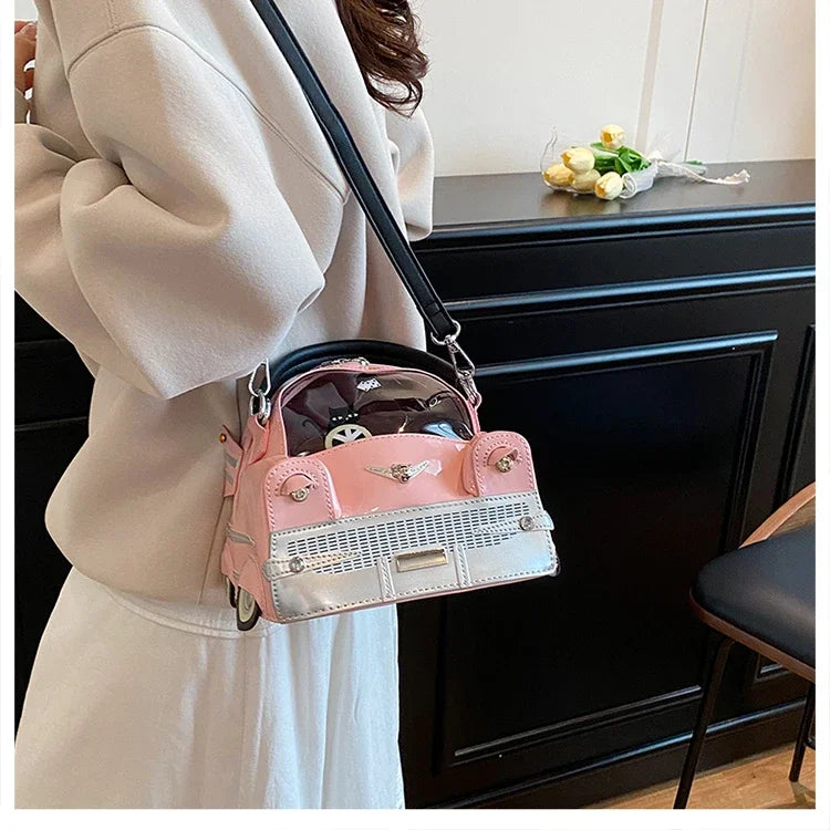 Fashion Creative PU Square Shoulder & Crossbody Bags for Women 2026 Hot SaleLarge Capacity Retro Design Personality Handbags