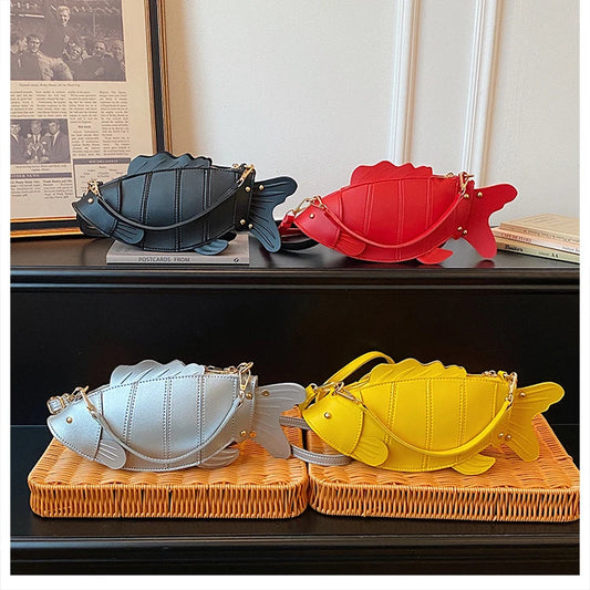 3D Fish Clutch & Crossbody Bag | Novelty Fish Purse for Women