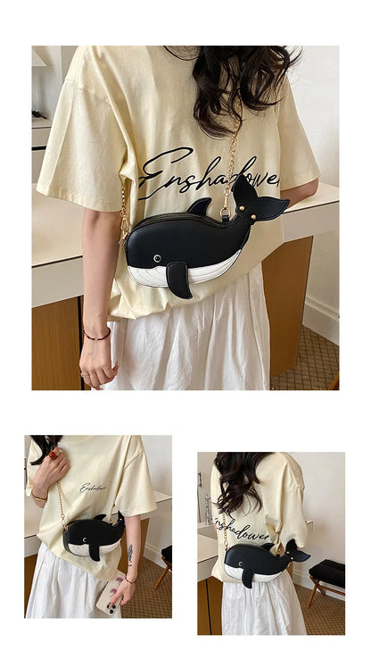 Cute Shark Crossbody & Clutch Bag | Novelty Purse for Women