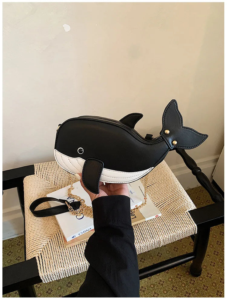 Cute Shark Crossbody & Clutch Bag | Novelty Purse for Women