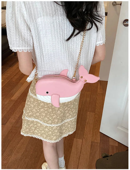 Cute Shark Crossbody & Clutch Bag | Novelty Purse for Women