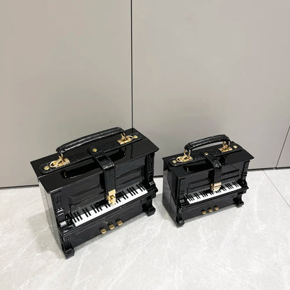 Piano Shaped Handbag for Women | Unique Clutch Statement Purse