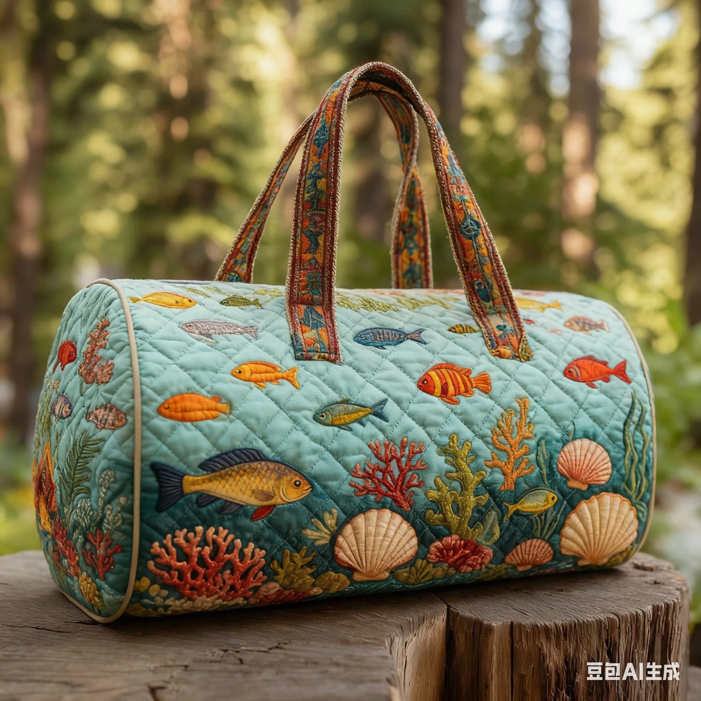 3D Printed Quilted Bags Personalized Gifts Custom Bags daily fashion Handbag Tote Bag Training Travel Bag Beach Hiking Camping