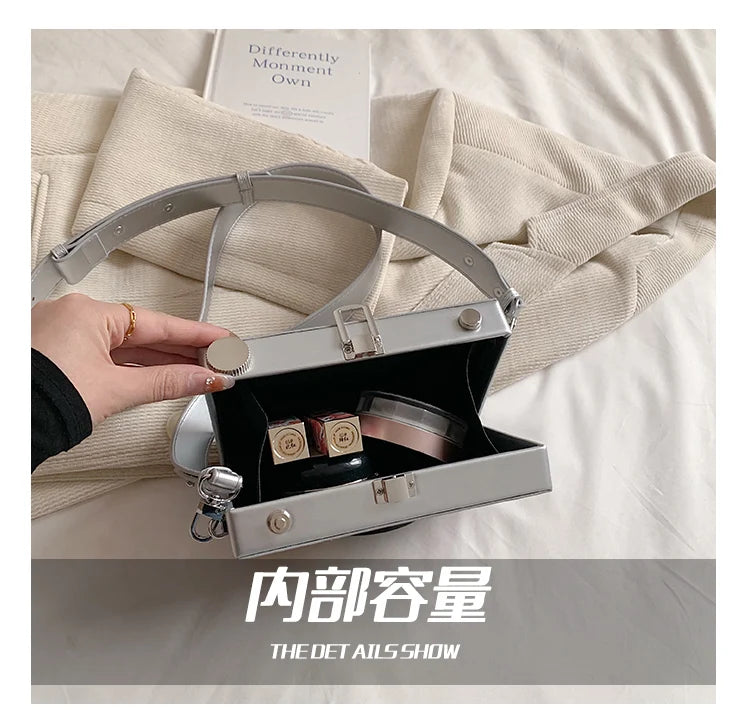 Retro Camera Shaped PU Box Unisex Crossbody Bag 2026 New Versatile Fashion Square Bag Casual Commuting Crossbody Bag