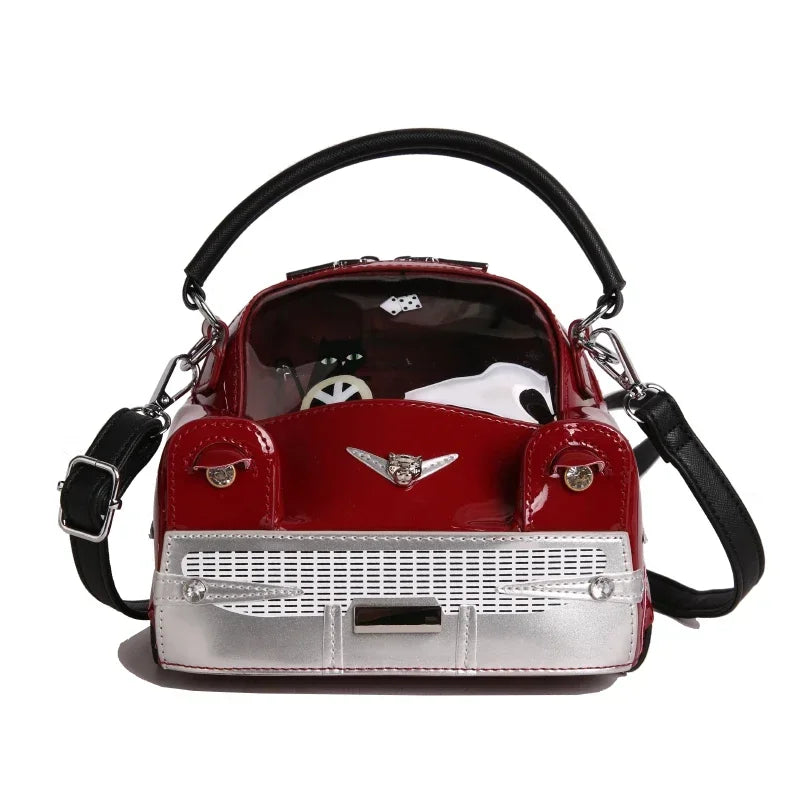 Fashion Creative PU Square Shoulder & Crossbody Bags for Women 2026 Hot SaleLarge Capacity Retro Design Personality Handbags