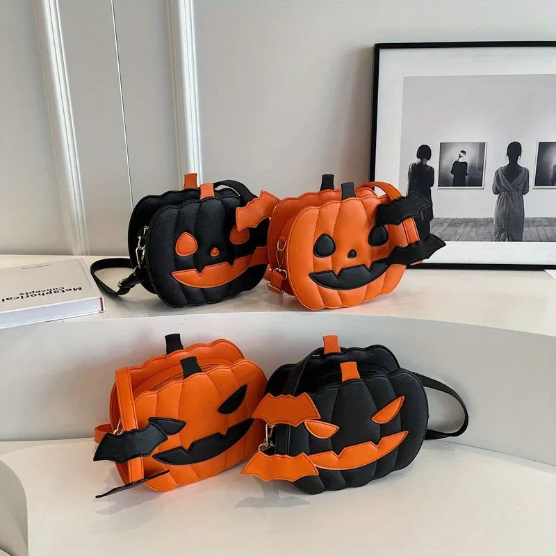 Halloween Pumpkin Crossbody Purse