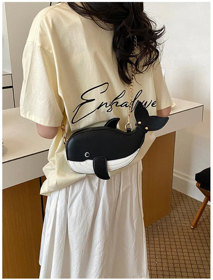 Cute Shark Crossbody & Clutch Bag | Novelty Purse for Women