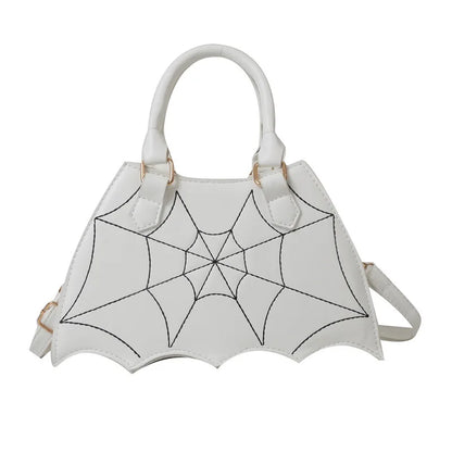 Gothic Spider Web Crossbody Bag