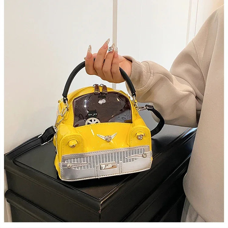 Fashion Creative PU Square Shoulder & Crossbody Bags for Women 2026 Hot SaleLarge Capacity Retro Design Personality Handbags