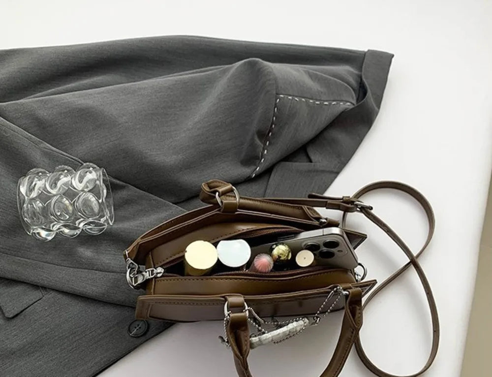 Gothic Coffin Handbag with Skeleton Hand | Alternative Shoulder Bag