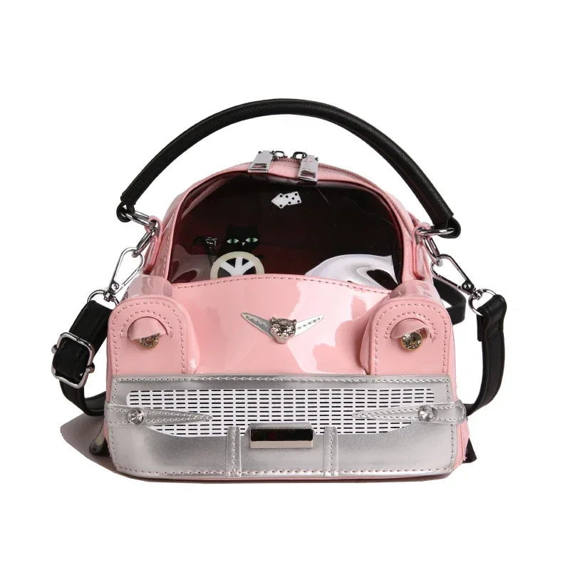 Fashion Creative PU Square Shoulder & Crossbody Bags for Women 2026 Hot SaleLarge Capacity Retro Design Personality Handbags