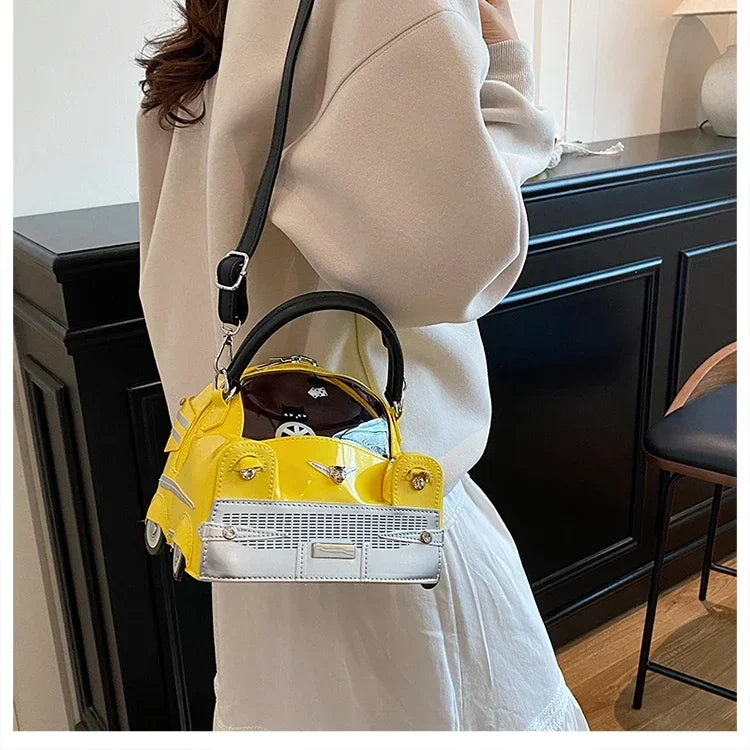 Fashion Creative PU Square Shoulder & Crossbody Bags for Women 2026 Hot SaleLarge Capacity Retro Design Personality Handbags