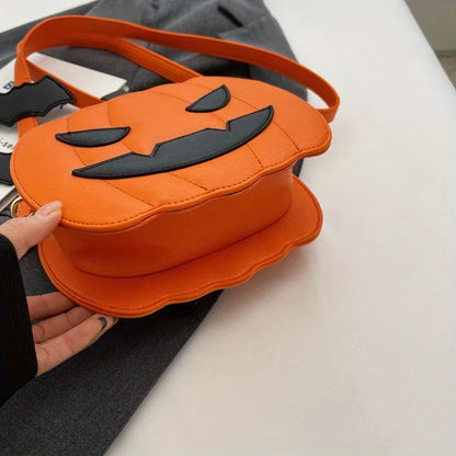 Halloween Pumpkin Crossbody Purse
