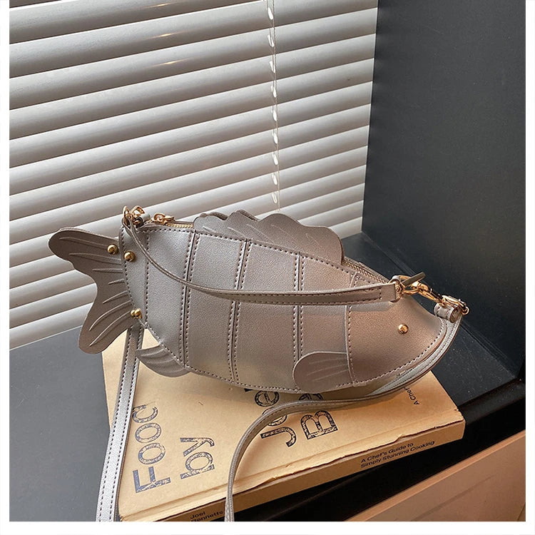 3D Fish Clutch & Crossbody Bag | Novelty Fish Purse for Women