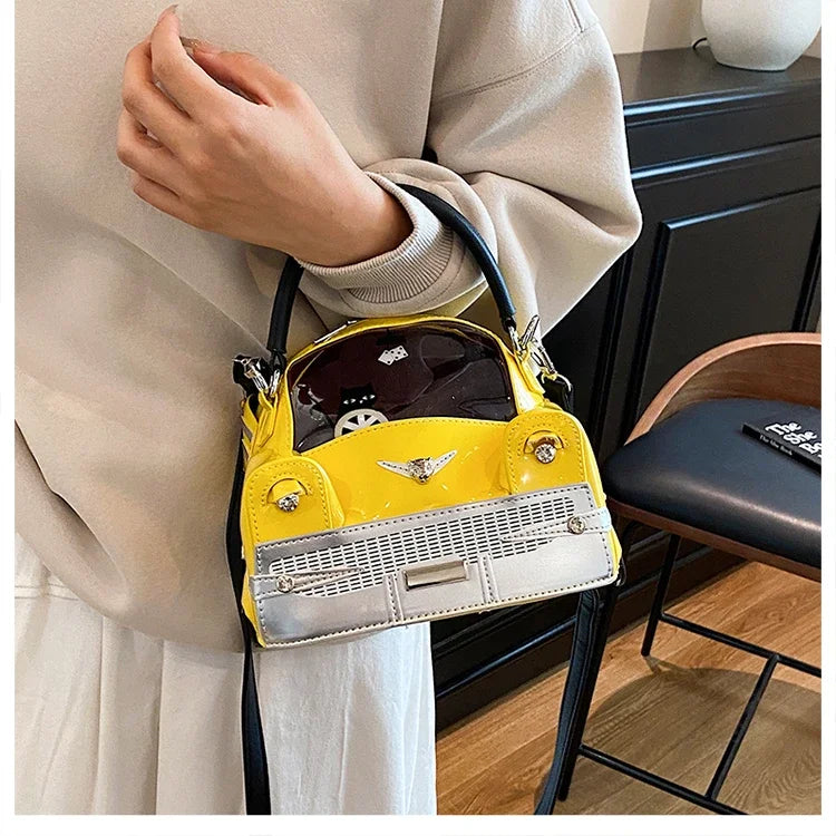 Fashion Creative PU Square Shoulder & Crossbody Bags for Women 2026 Hot SaleLarge Capacity Retro Design Personality Handbags