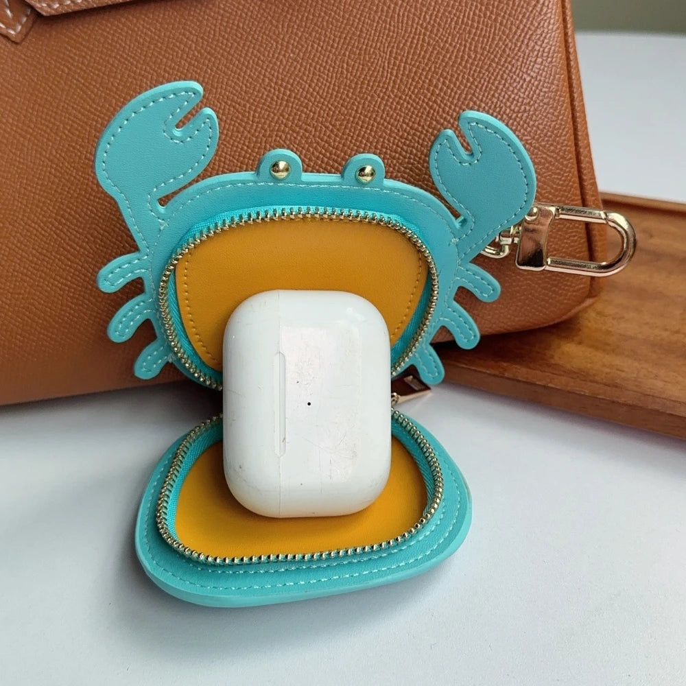 Crab Mini Wallet Zipper Pouch | Cute Bag Decoration Accessory