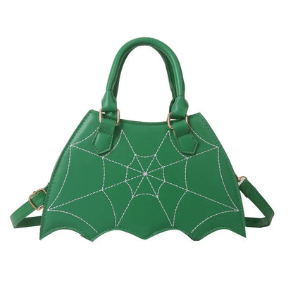 Gothic Spider Web Crossbody Bag