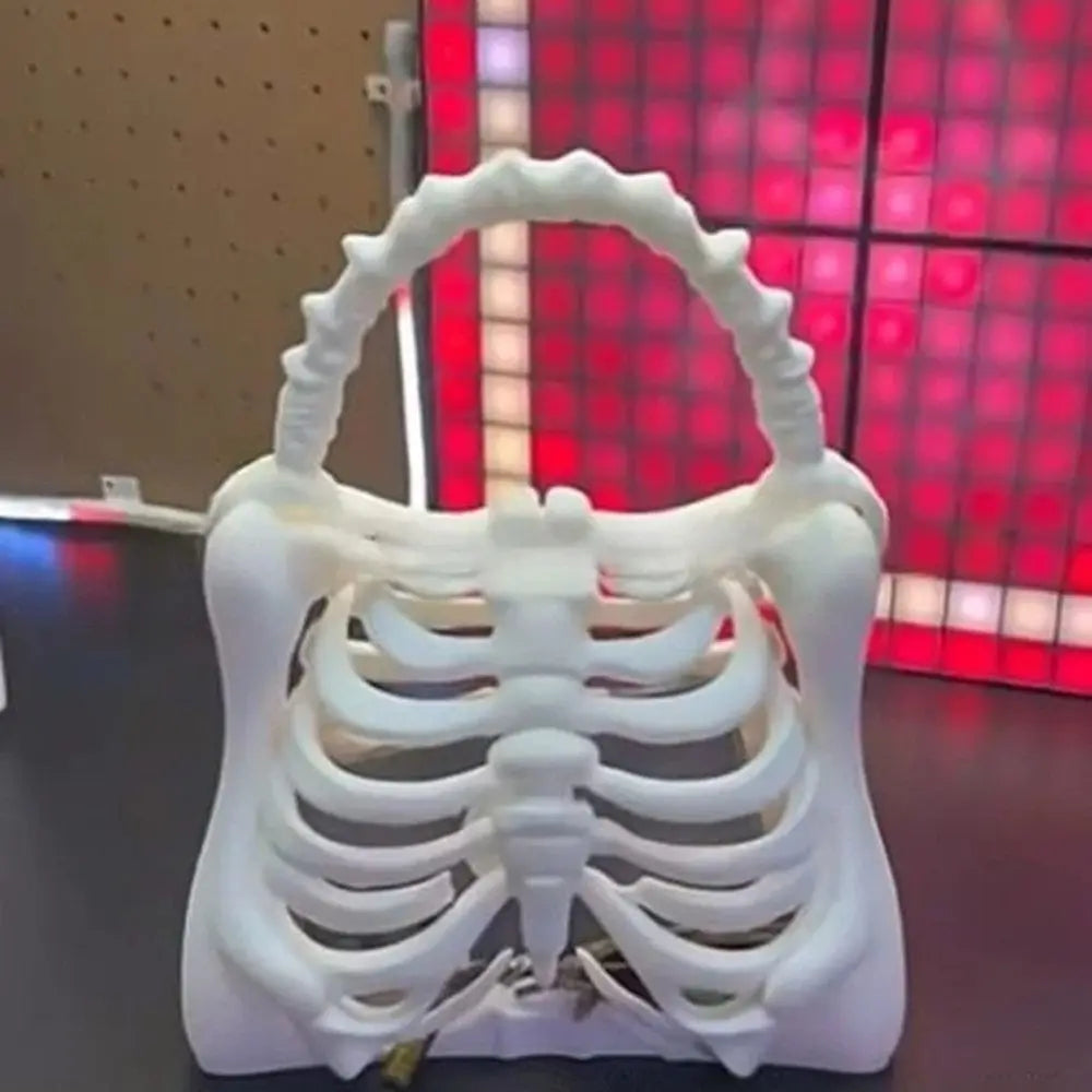 Skeleton Rib Cage Halloween Bag