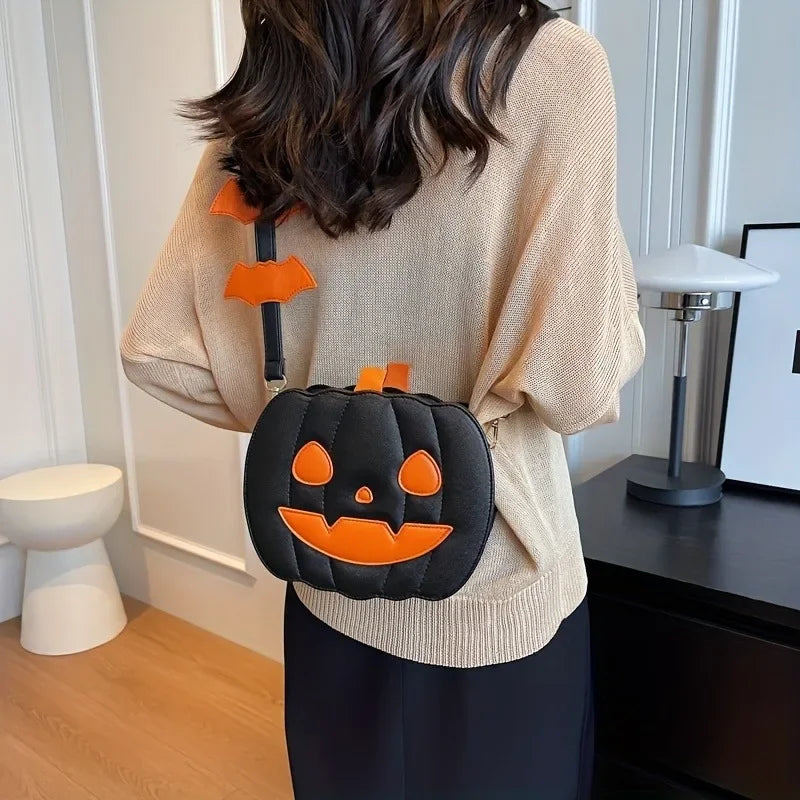 Halloween Pumpkin Crossbody Purse