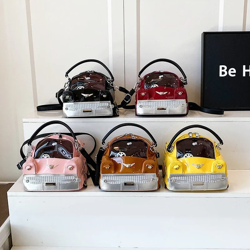 Fashion Creative PU Square Shoulder & Crossbody Bags for Women 2026 Hot SaleLarge Capacity Retro Design Personality Handbags