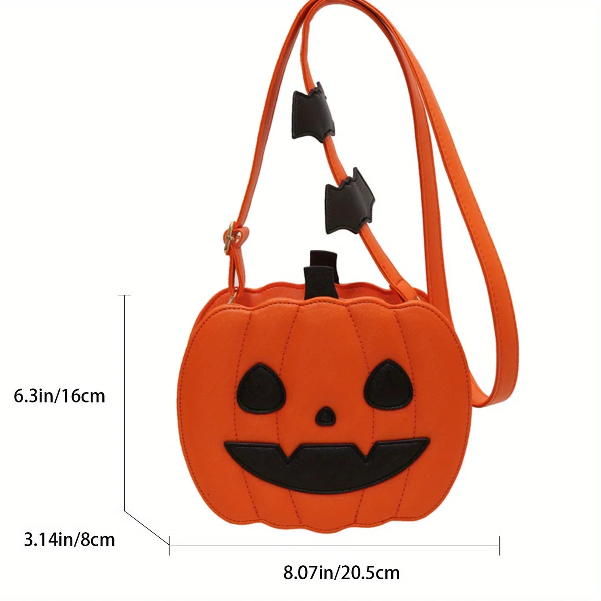Halloween Pumpkin Crossbody Purse