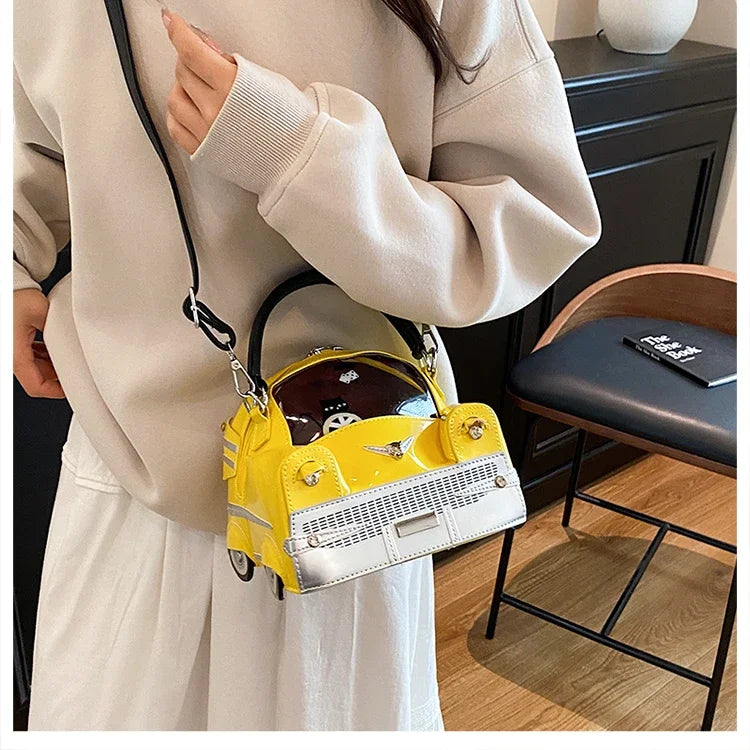 Fashion Creative PU Square Shoulder & Crossbody Bags for Women 2026 Hot SaleLarge Capacity Retro Design Personality Handbags