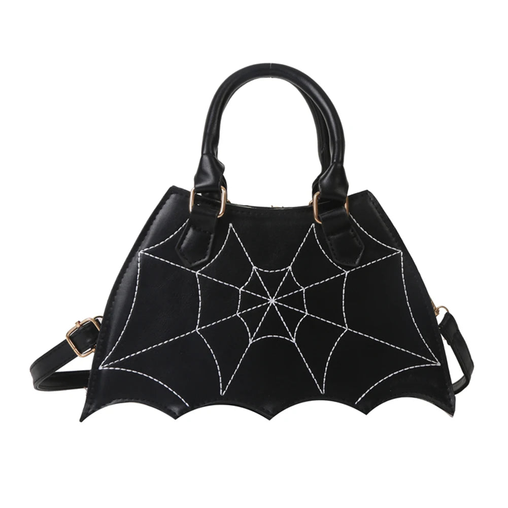 Gothic Spider Web Crossbody Bag
