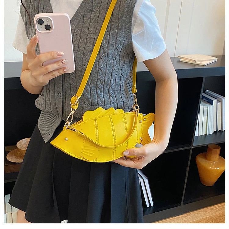 3D Fish Clutch & Crossbody Bag | Novelty Fish Purse for Women