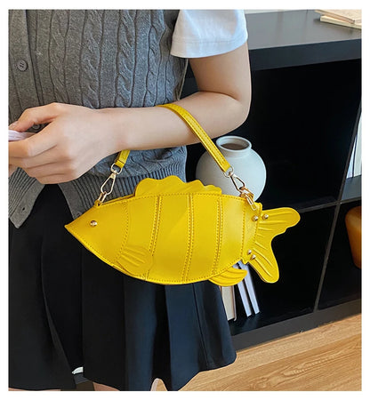 3D Fish Clutch & Crossbody Bag | Novelty Fish Purse for Women