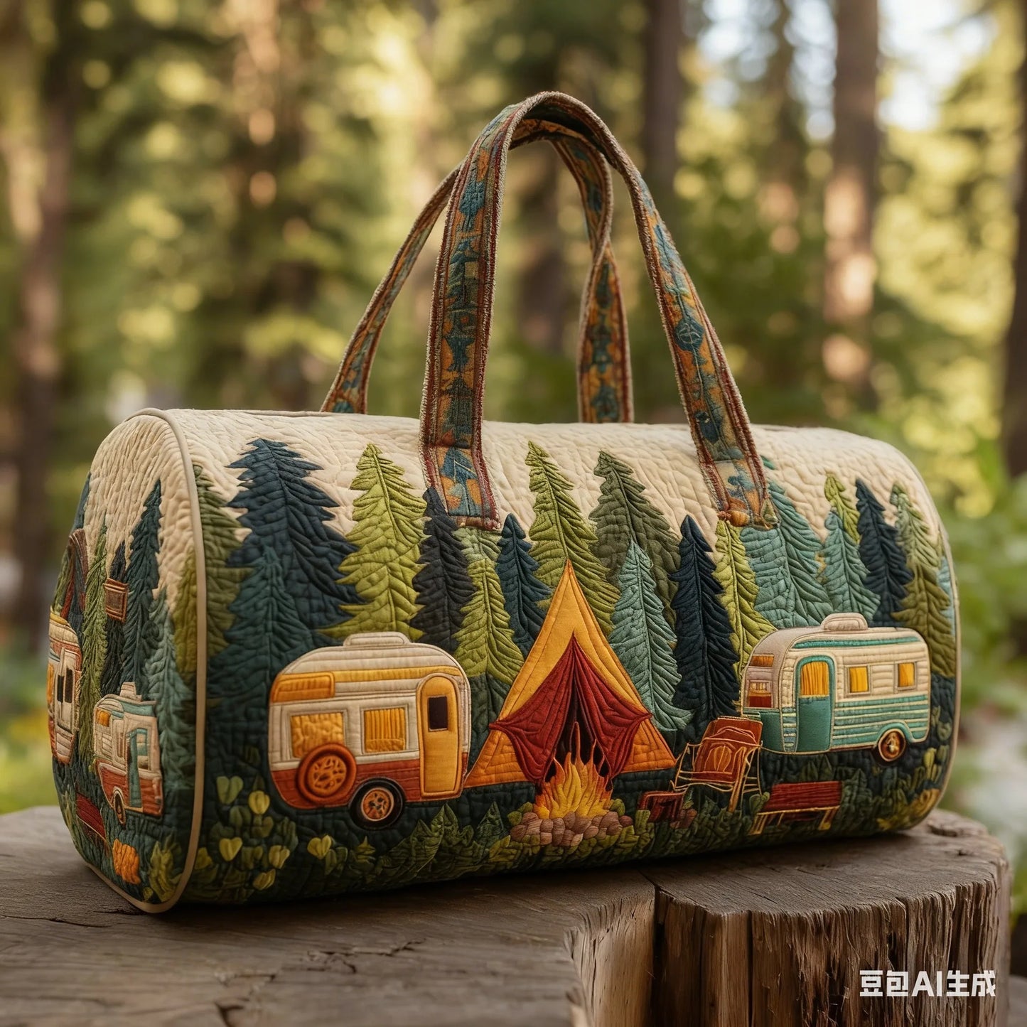 3D Printed Quilted Bags Personalized Gifts Custom Bags daily fashion Handbag Tote Bag Training Travel Bag Beach Hiking Camping