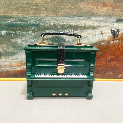 Piano Shaped Handbag for Women | Unique Clutch Statement Purse